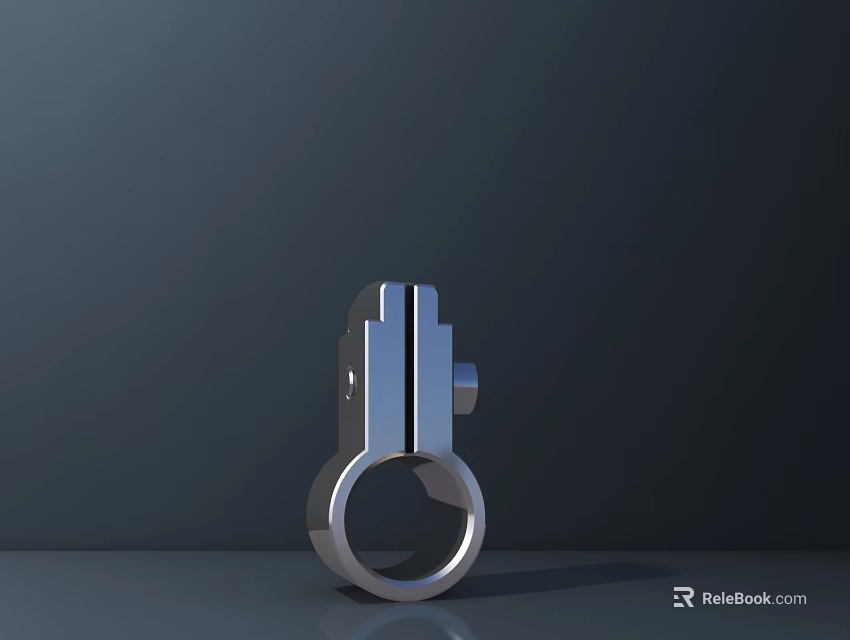 Smart Machine With Silver Finish And Ring Base In Sleek Modern Dark Background Design 3d model