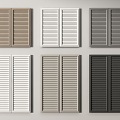 Modern shutter door shutter shutter cabinet door shutter door shutter panel 3d model