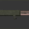 Rocket rocket launcher to air weapon to air missile shoulder missile shoulder rocket 3d model