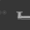 Modern Hinged Door Handles In Black And Silver Various Styles