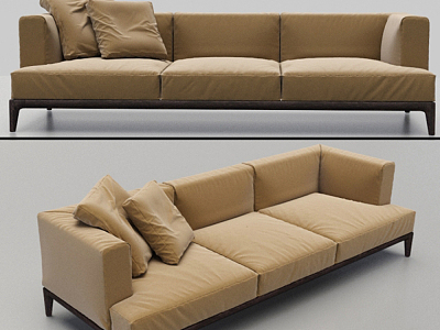 Modern Three-Seat Sofa model