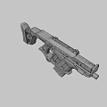 Weapon submachine gun 3d model