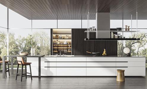 Modern Poliform Kitchen 3d model