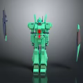 Modern Robot Mech Warrior Machine Battlearm Mechanical Battlearm Machine Warrior 3d model