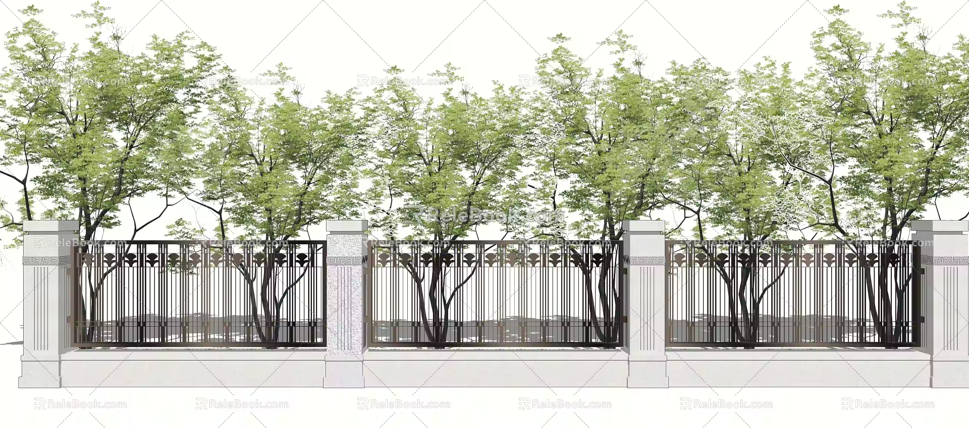 Modern Wall 3d model