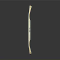 Colorful Traditional Decorative Weapon With Intricate Facial Patterns And Artistic Design
