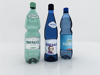 Modern mineral water drink mineral water model