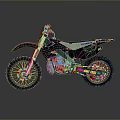 Honda Dirt Bike Black Design With White Red Accents And Modern Off Road Styling