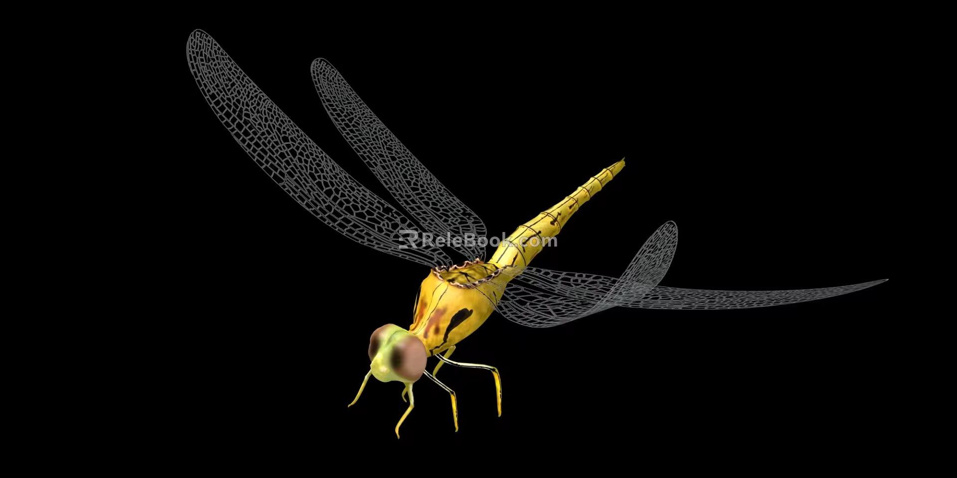 modern dragonfly 3d model