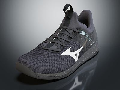 Modern sneaker Casual Shoes 3d model