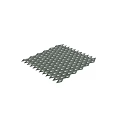 Green And White Diamond Pattern Marble Floor Tiles With Polished Surface Design