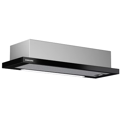 Modern SAMSUNG Silver And Black Range Hood Kitchen Appliance With Sleek Design 3d model