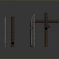 Industrial Pipe Fittings Equipment With Various Components Like Pipes Brackets And Connectors