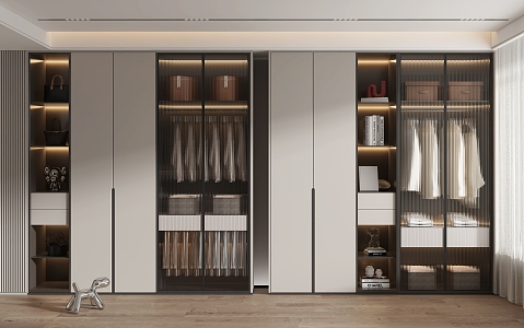 Modern wardrobe 3d model