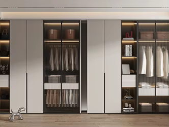 Modern wardrobe 3d model