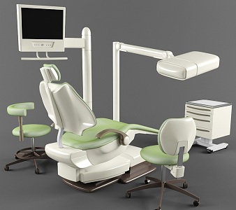 Medical equipment Dental chair Ophthalmic chair Operating table 3d model