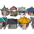 Chinese Pavilion Ancient Pavilion 3d model