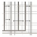 Building Construction Pipe Network Layout With Vertical And Horizontal Design