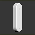 Smart Video Doorbell With Camera Speaker Button And Modern Silver Design 3d model