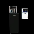 Modern Home Appliance Water Dispensers With Black White Vertical Design And Temperature