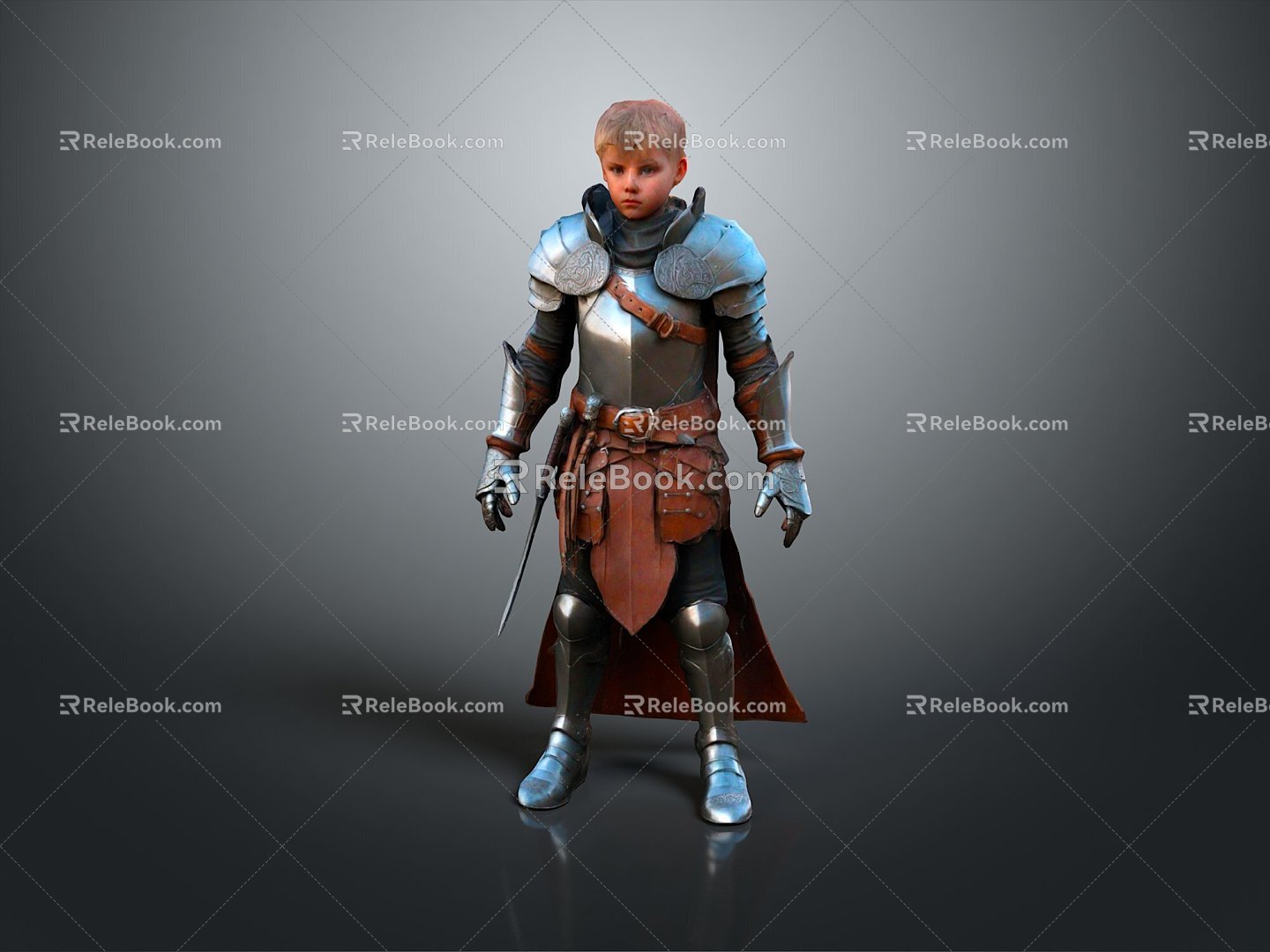 Western Samurai Western Warrior Western Hero Western Warrior Knight Hero Ancient Warrior Paladin 3d model