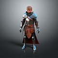 Western Samurai Western Warrior Western Hero Western Warrior Knight Hero Ancient Warrior Paladin 3d model