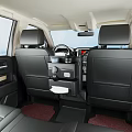 Car Interior Rear Seats With Center Console Cup Holders Tissue Box And Storage Compartments