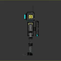 Robot Assistant Small Robot Butler Robot Butler Figure Game Figure 3d model