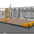 Modern Container Catering Building Bar Milk Tea Shop Beverage Shop Online Celebrity Card Point Coffee Shop Dessert Shop 3d model