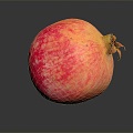 Pomegranate White Pomegranate Big Green Peel Pomegranate Red Pomegranate 3d model