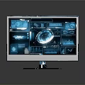 Modern display sci-fi panel sci-fi instrument sci-fi device sci-fi controller 3d model