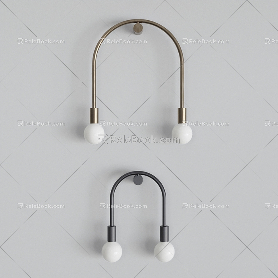 Modern wall lamp Volker Haug chandelier chain oven bracket 3d model