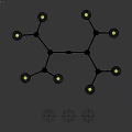 Modern Geometric Chandelier With Multiple Spherical Bulbs Black Metal Frame And Color Options