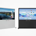 ARTIFACT Smart Interactive Displays in White Black Frames with Touch Screen Interface