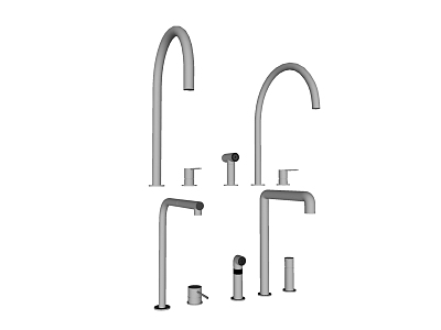 Modern faucet model