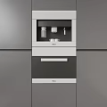 Modern Kitchen Appliances With Built in Cabinet Drawer And Miele Design