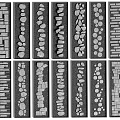 Various Stepping Stones Patterns And Materials For Garden Landscape Design