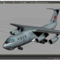 Il 76 transport aircraft Il 76 IL76 transport aircraft large transport aircraft China transport aircraft 3d model