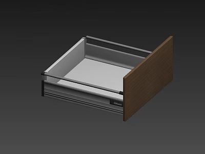 Modern Coffee Table With Transparent Glass Top Wooden Side And Metal Frame 3d model