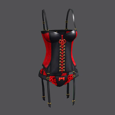 Modern Corset Corset 3d model Modern Corset Corset 3d model