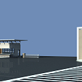 Modern Gate 3d model