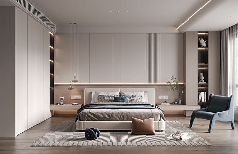 Modern Bedroom 3d model