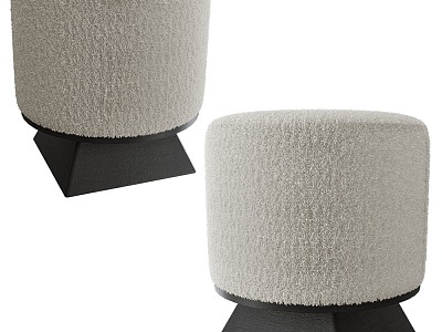 Modenature casual stool 3d model