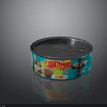 Cravattino Canned Sweet Food with Chocolate Marshmallow Treats in Metal Container