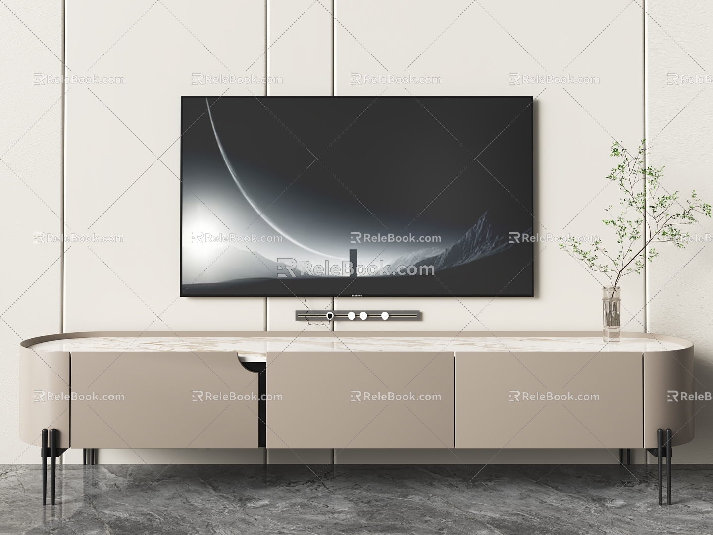 Modern TV Cabinet 3d model