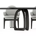 Gogolov tutorial Solid Wood Dining Table and Chair 3d model