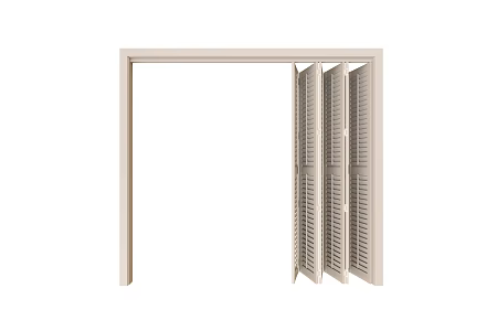 Modern folding door shutter folding door 3d model