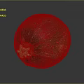 Fresh Green Round Zucchini Vegetable With Striped Skin And Healthy Food Option