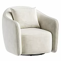 Accent Chair Green Upholstered With Rounded Armrest Comfortable Cushion And Color Options