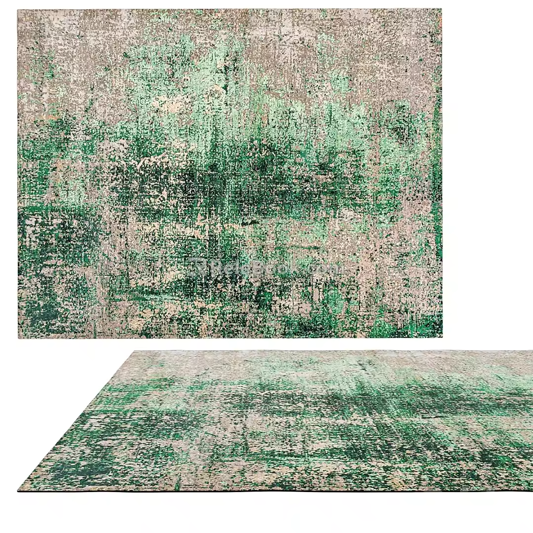 New Chinese Style Simple Carpet Simple Carpet Living Room Carpet Pattern Carpet Decorative Carpet 3d model